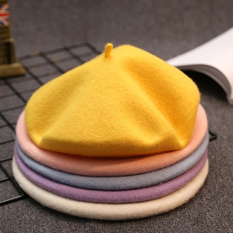 Classic Wool French Beret Hat