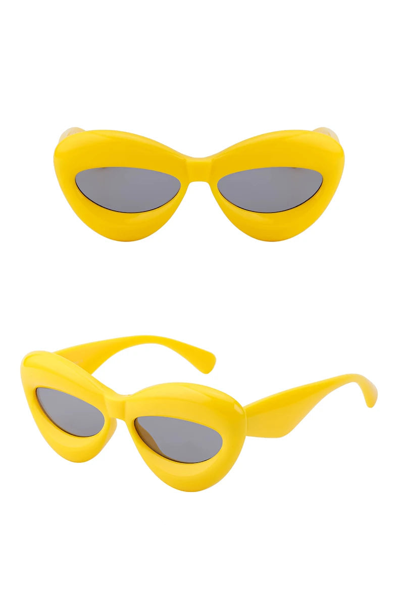 Oversized Lip-Shaped Sunglasses