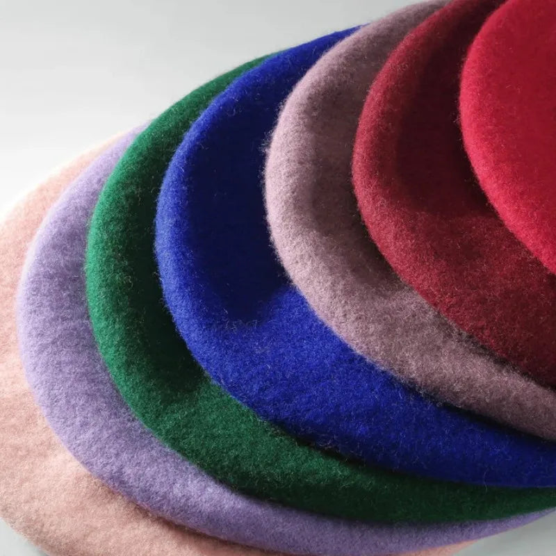 Classic Wool French Beret Hat