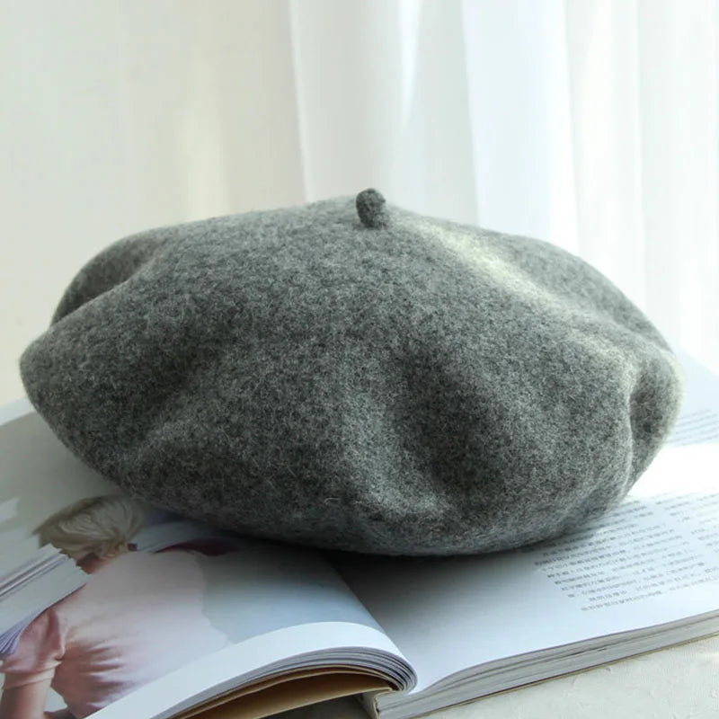Classic Wool French Beret Hat