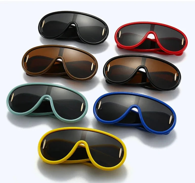 Y2K Oversized Pilot Sunglasses