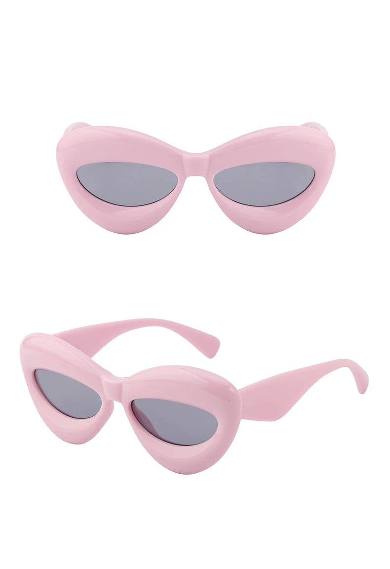 Oversized Lip-Shaped Sunglasses