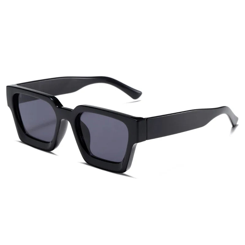 Retro Thick Frame Square Sunglasses