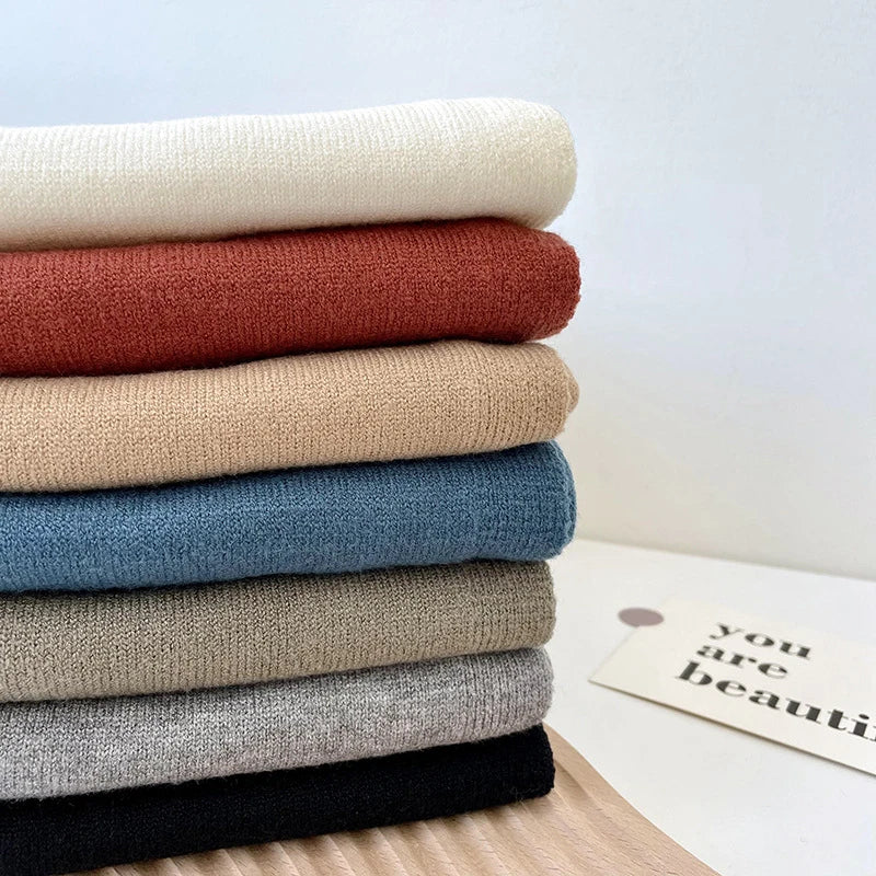 Korean Fashion Knit Shawl Wrap