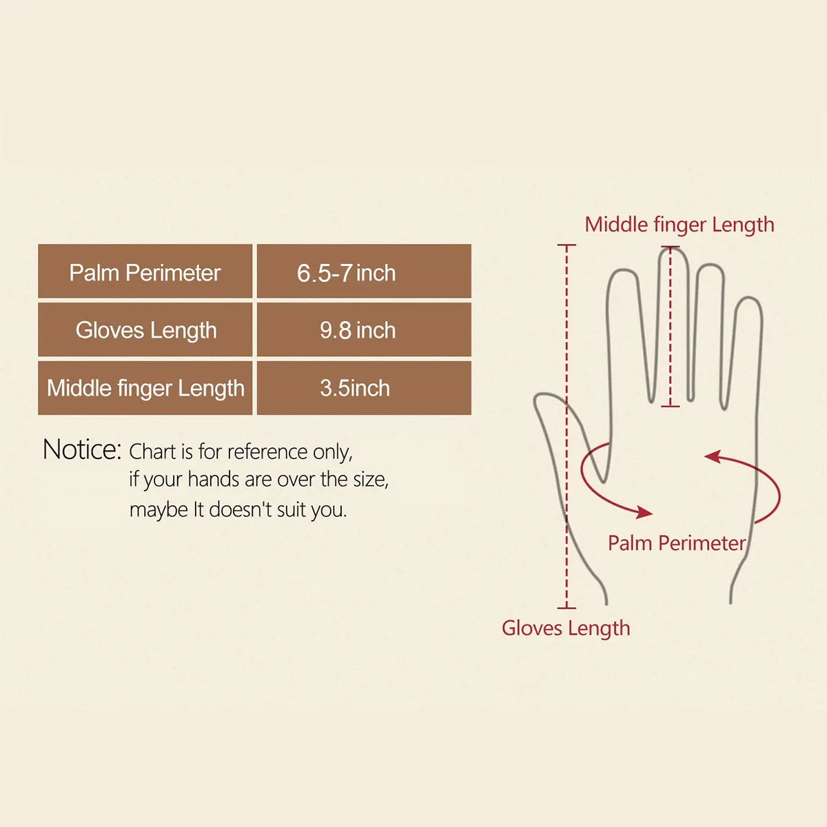 Women's Leather Gloves with Finger Touch Screen
