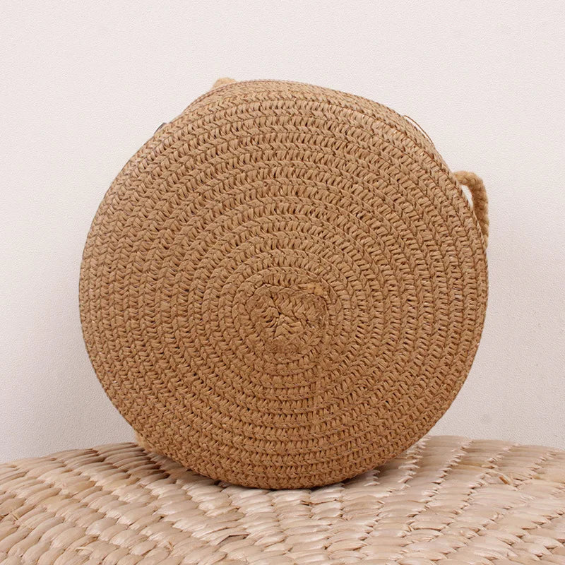 Handmade Fashion Crossbody Straw Bag