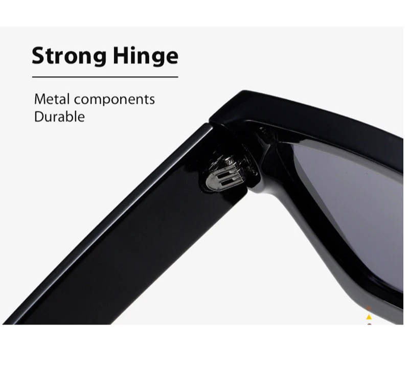 Retro Thick Frame Square Sunglasses
