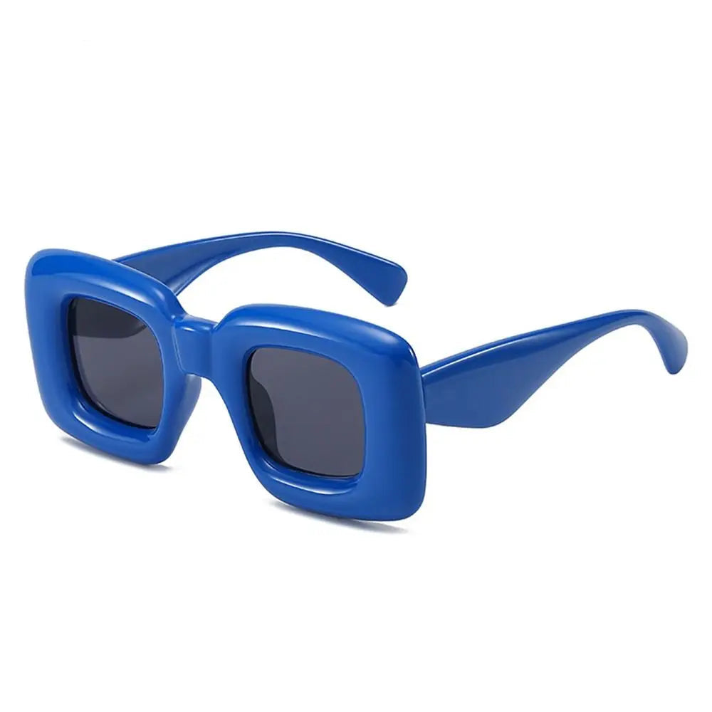 Quirky Oversized Square Thick Frame Sunglasses