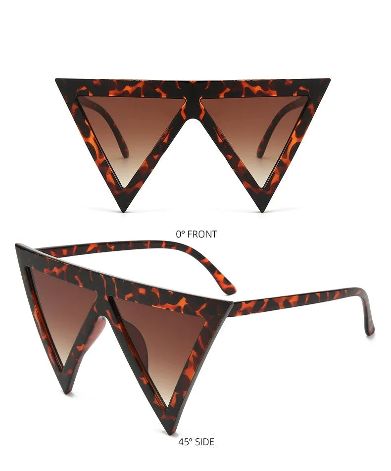 Oversized Triangle Punk Sunglasses