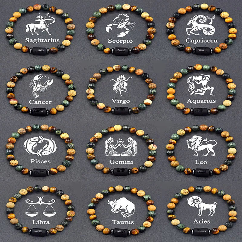 Zodiac Signs Constellation Bracelet - Multicolour