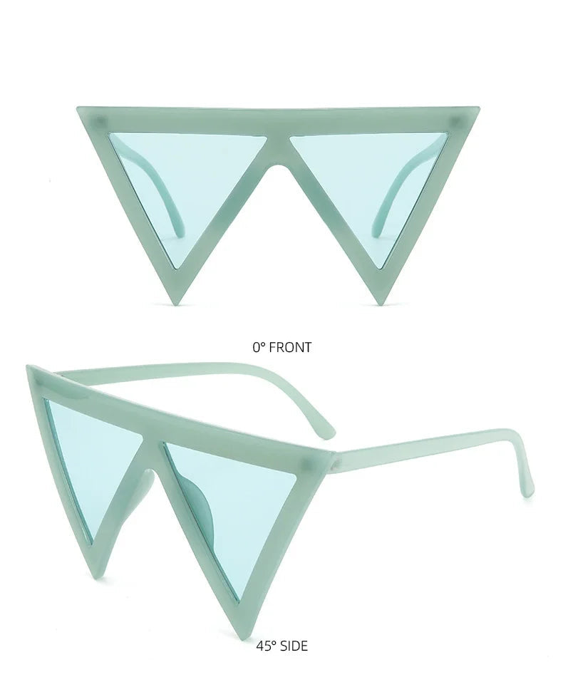 Oversized Triangle Punk Sunglasses