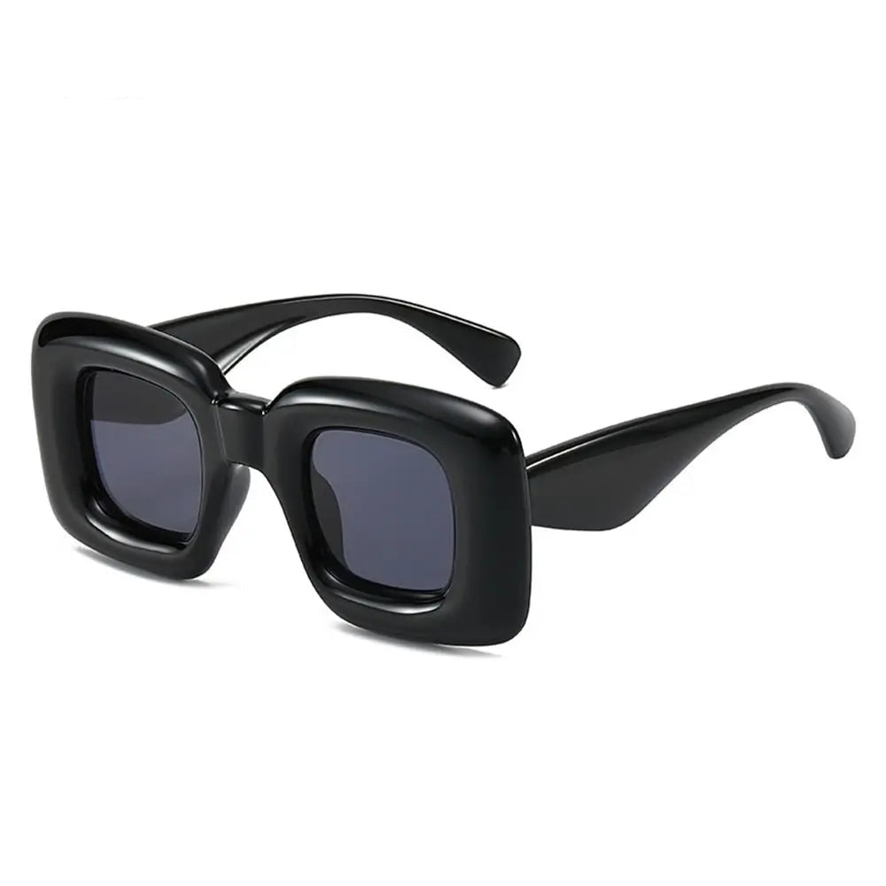 Quirky Oversized Square Thick Frame Sunglasses