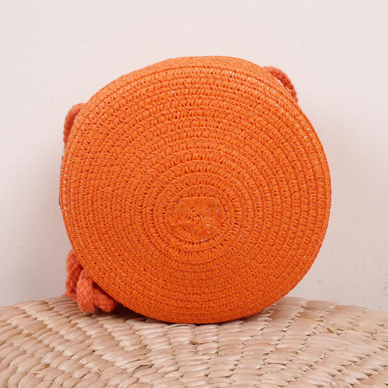 Handmade Fashion Crossbody Straw Bag