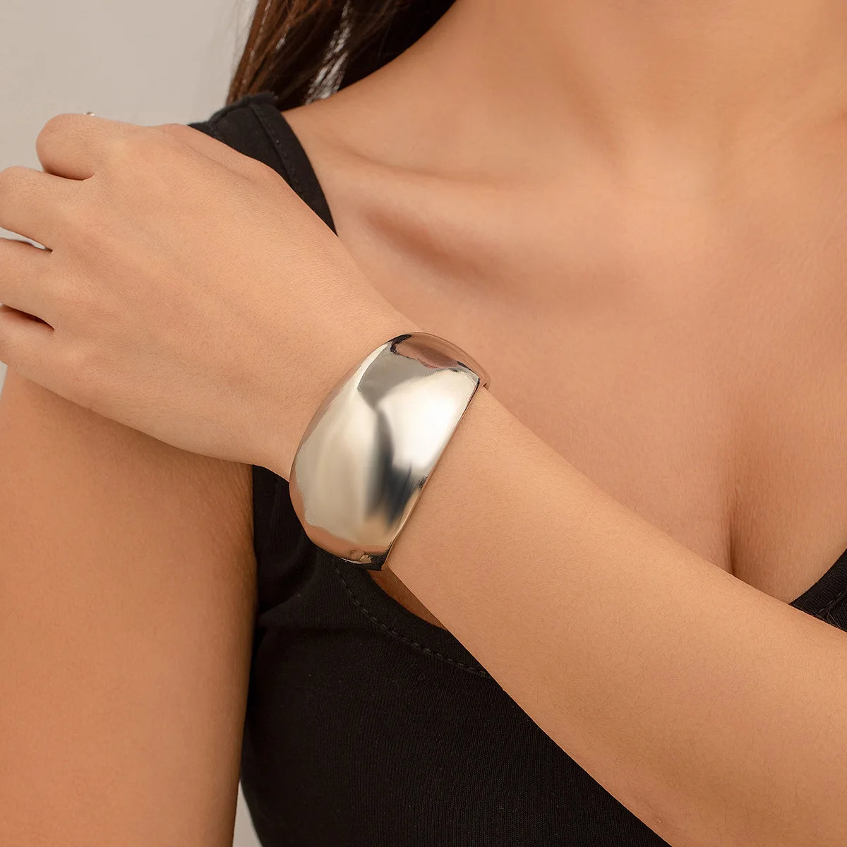 Vintage Chunky Bangle Cuff Bracelet