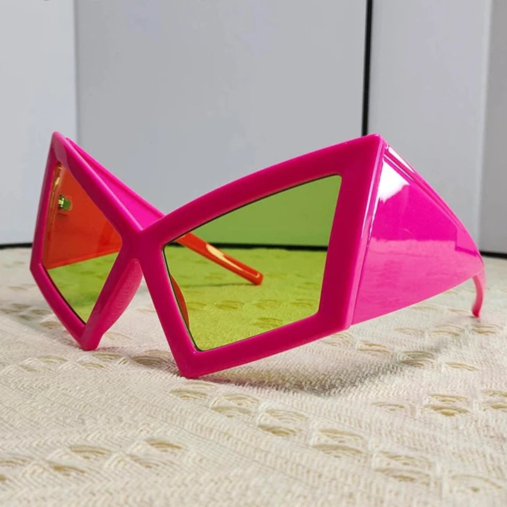 Oversized Retro Cat Eye Sunglasses