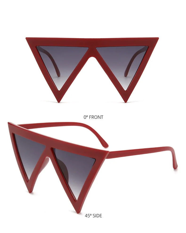 Oversized Triangle Punk Sunglasses