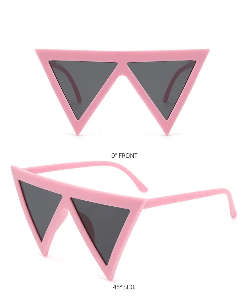Oversized Triangle Punk Sunglasses