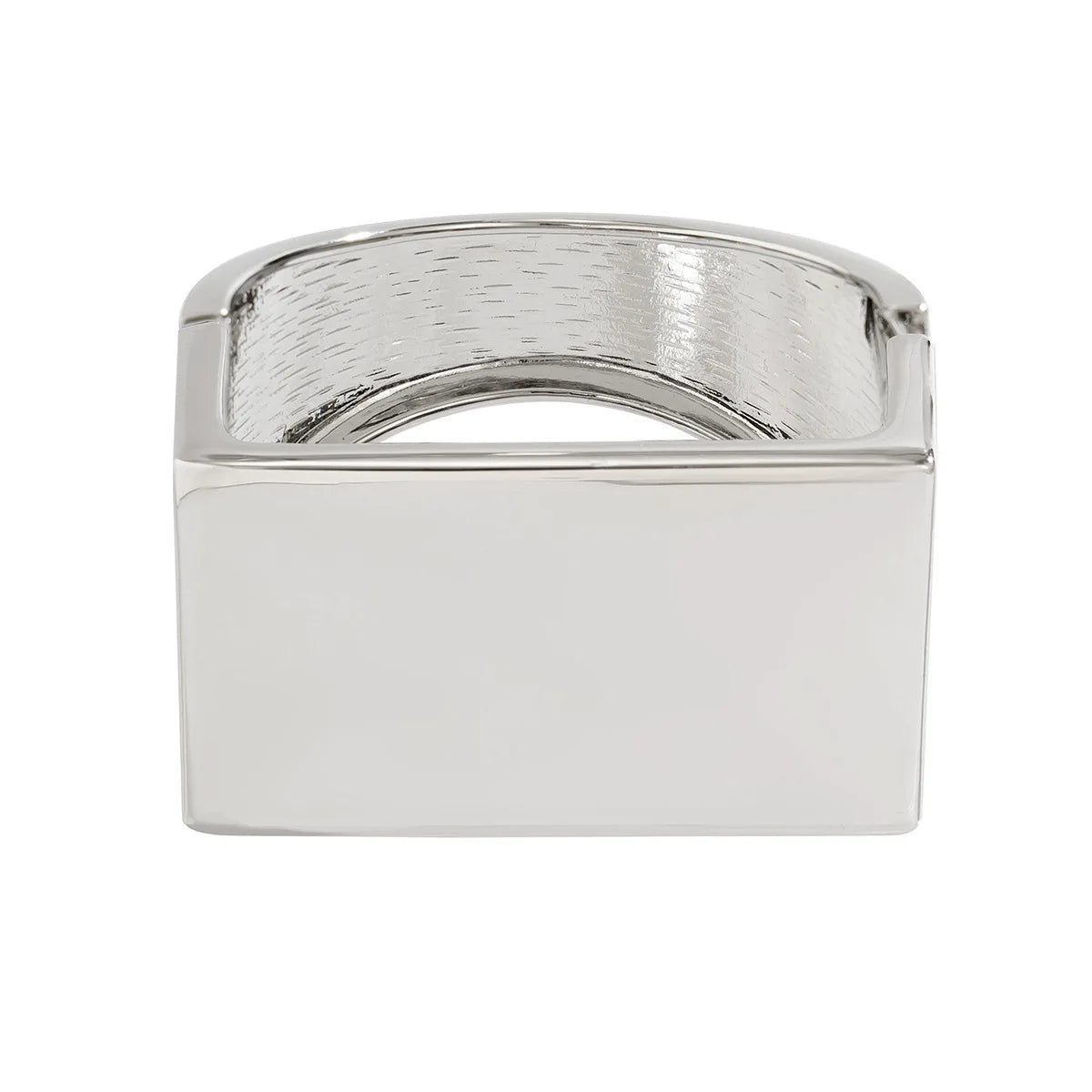 Exaggerated Gold Silver Geometric Cuff Bracelet