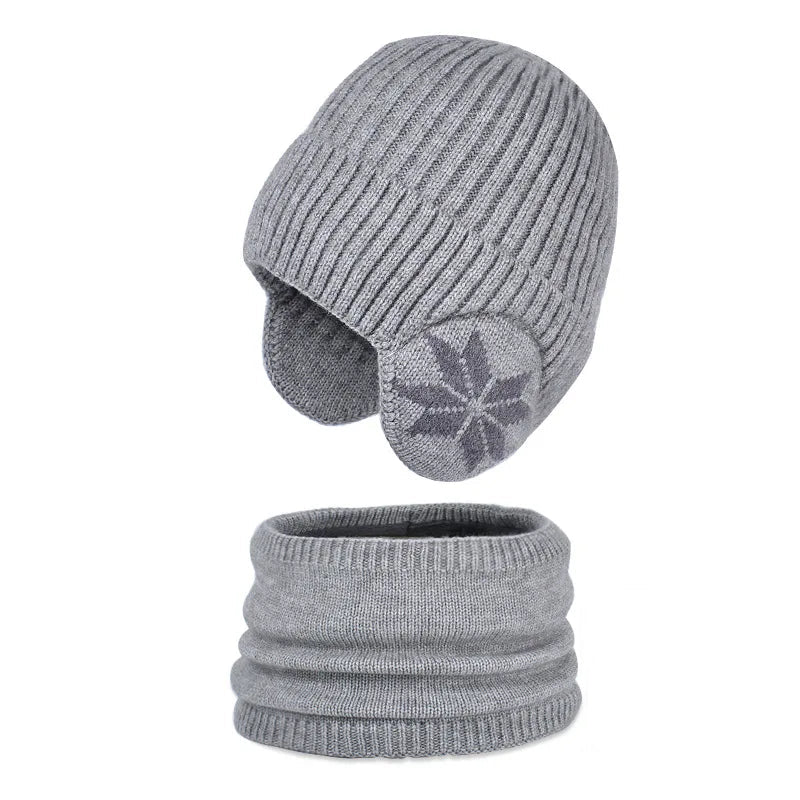 Kids Beanie Hat and Neck Warmer Set