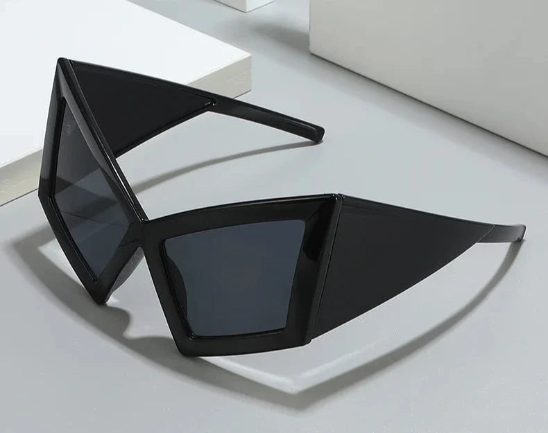 Oversized Retro Cat Eye Sunglasses