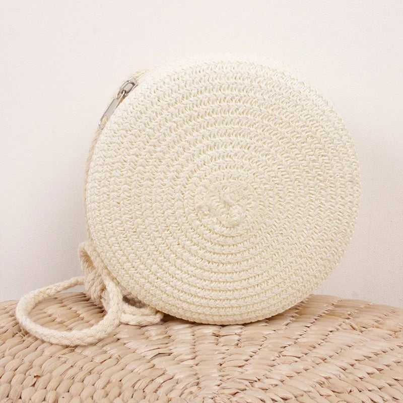 Handmade Fashion Crossbody Straw Bag