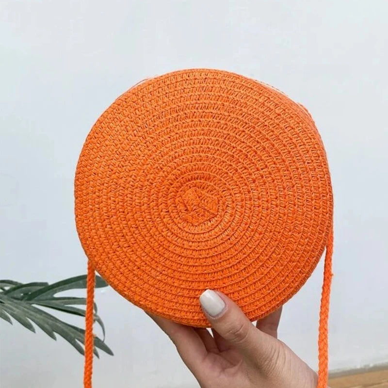 Handmade Fashion Crossbody Straw Bag