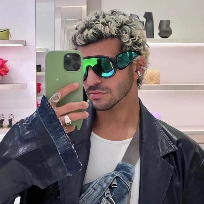 Y2K Oversized Pilot Sunglasses
