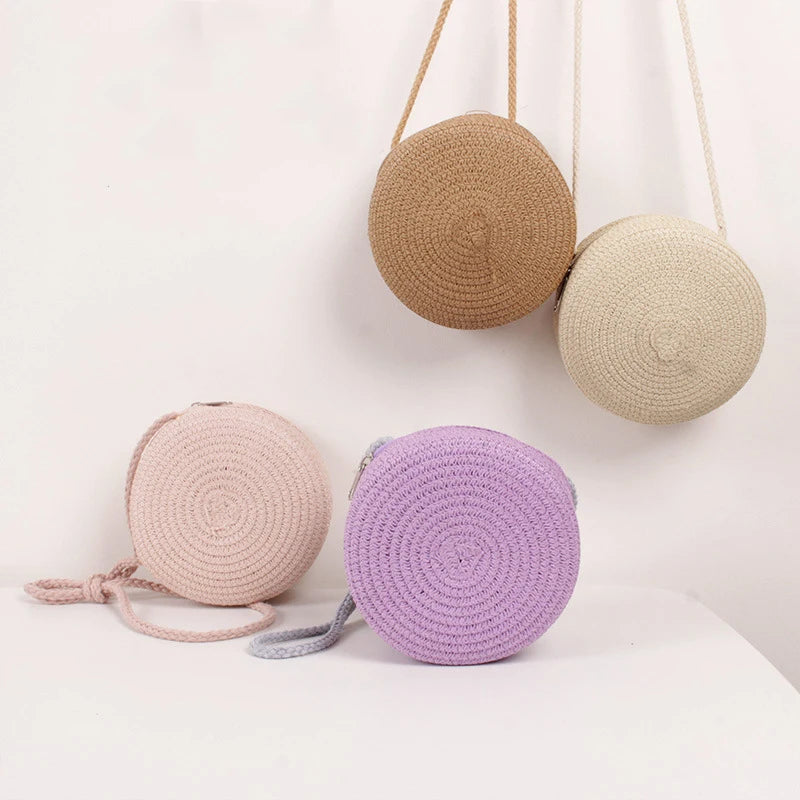 Handmade Fashion Crossbody Straw Bag