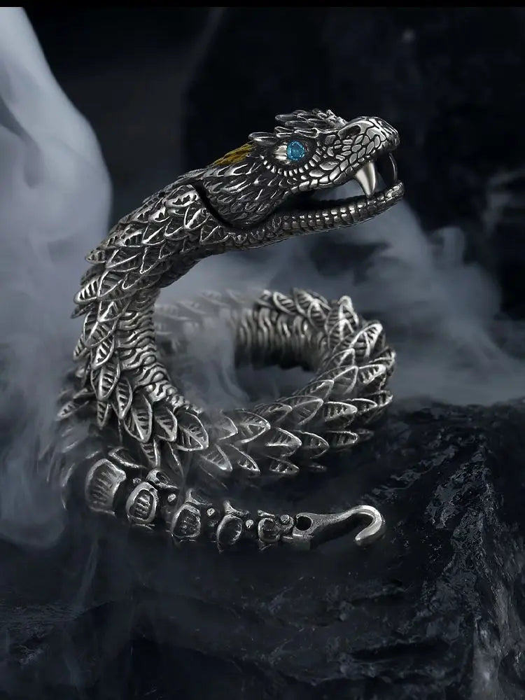 3D Medusa Rattlesnake Bracelet