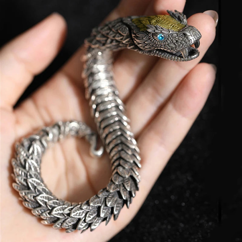 3D Medusa Rattlesnake Bracelet
