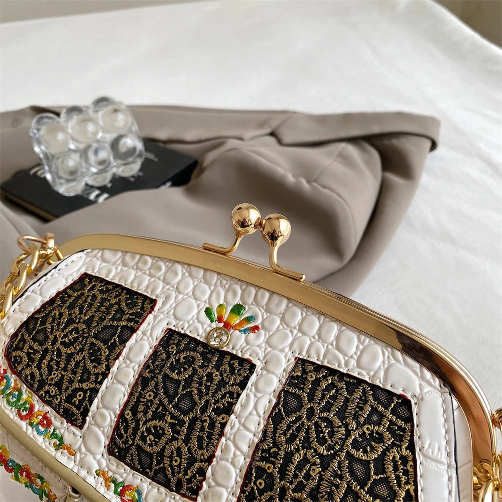 Royal Carriage Evening Clutch Bag