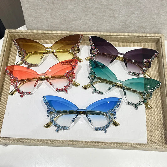 Diamond Butterfly Sunglasses
