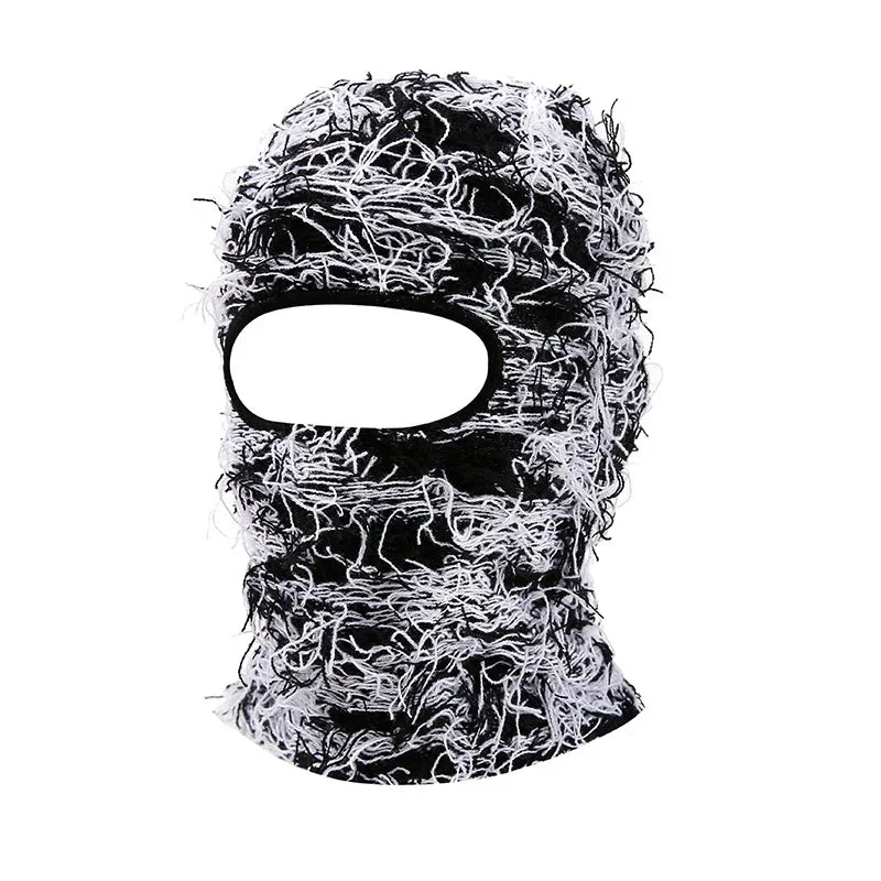Distressed Balaclava Full Face Ski Mask