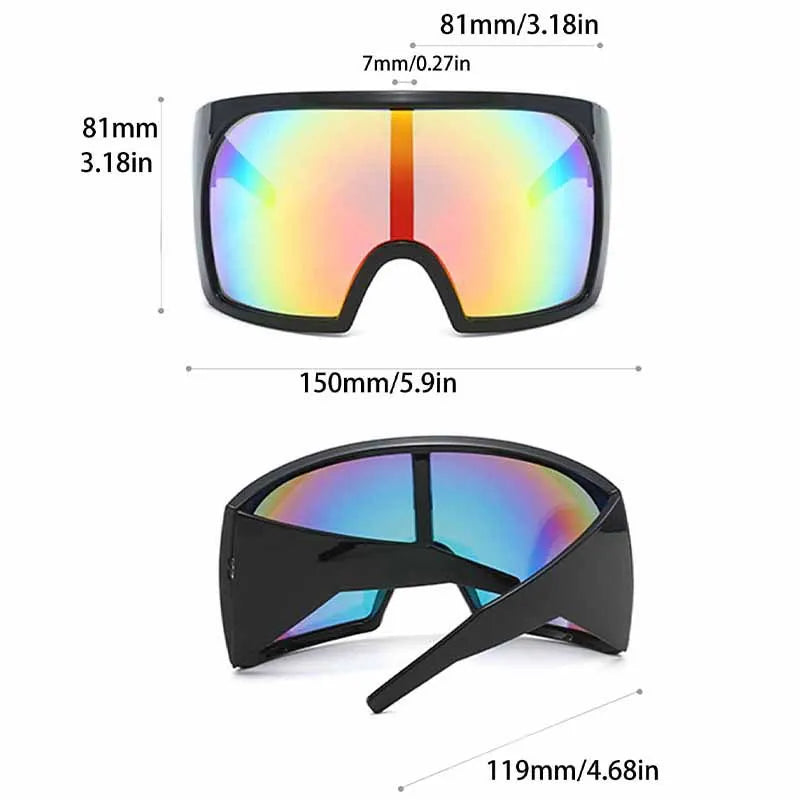 Y2K Big Frame Oversized Sunglasses