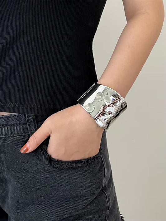 Roman Wide Cuff Bangle