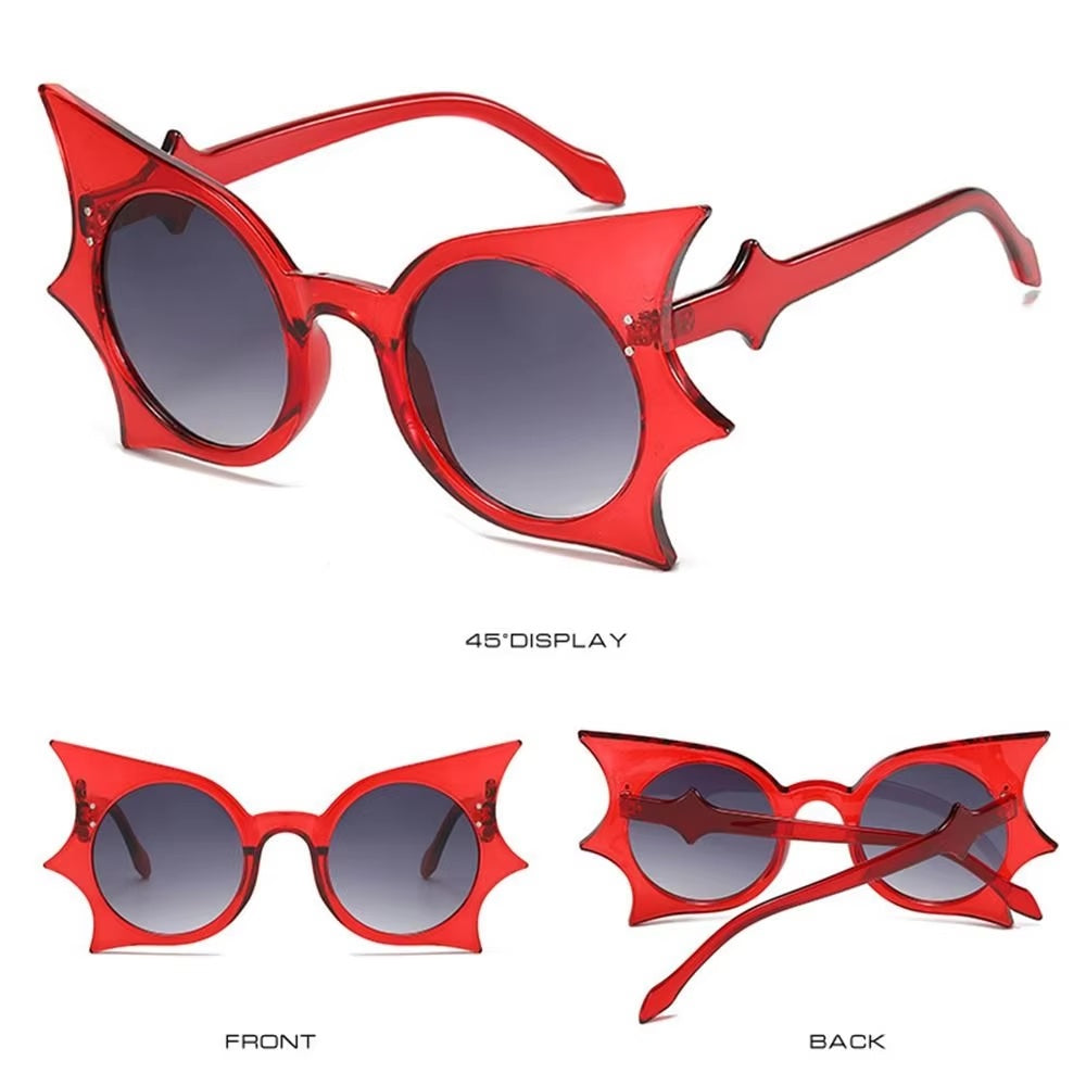 Spooky Fashion Bat Wings Sunglasses