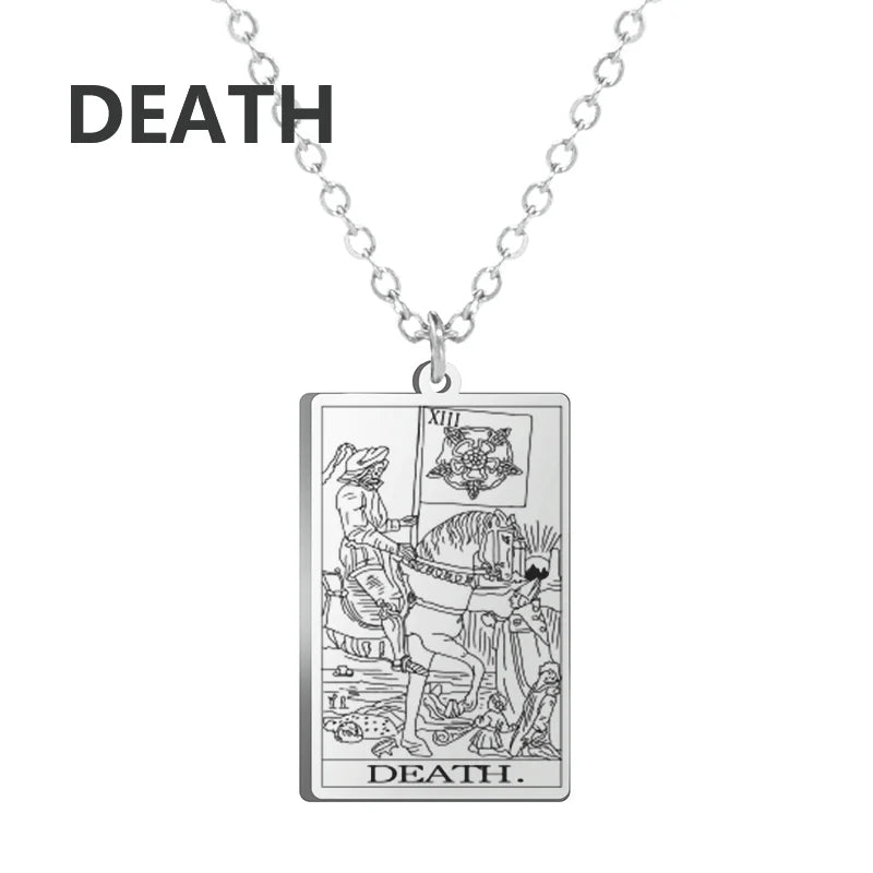 Tarot Card Pendant Necklace