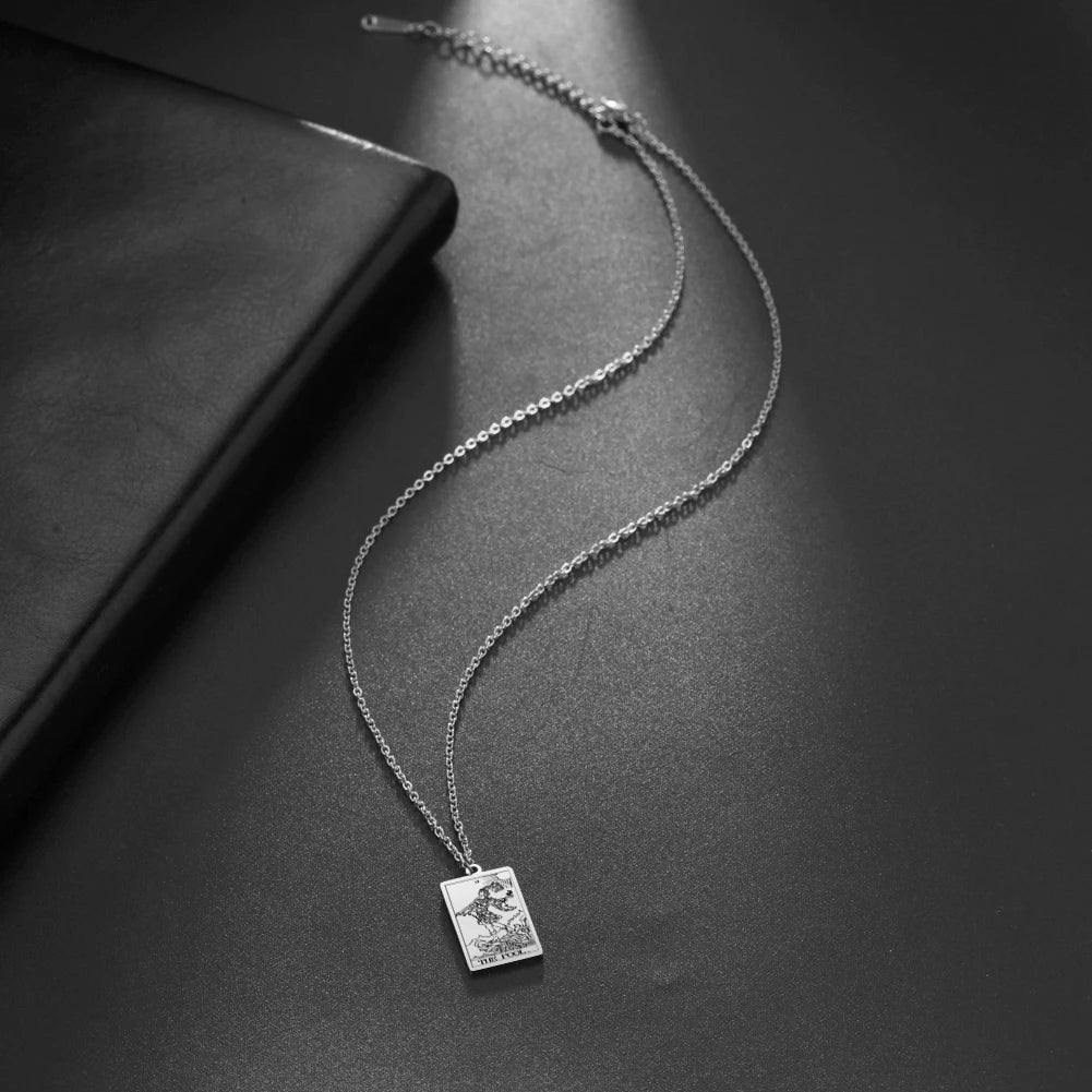 Tarot Card Pendant Necklace