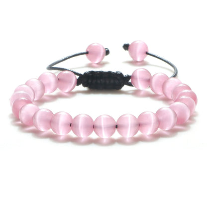 Natural Stone Beads Adjustable Bracelet