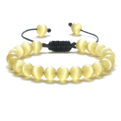 Natural Stone Beads Adjustable Bracelet