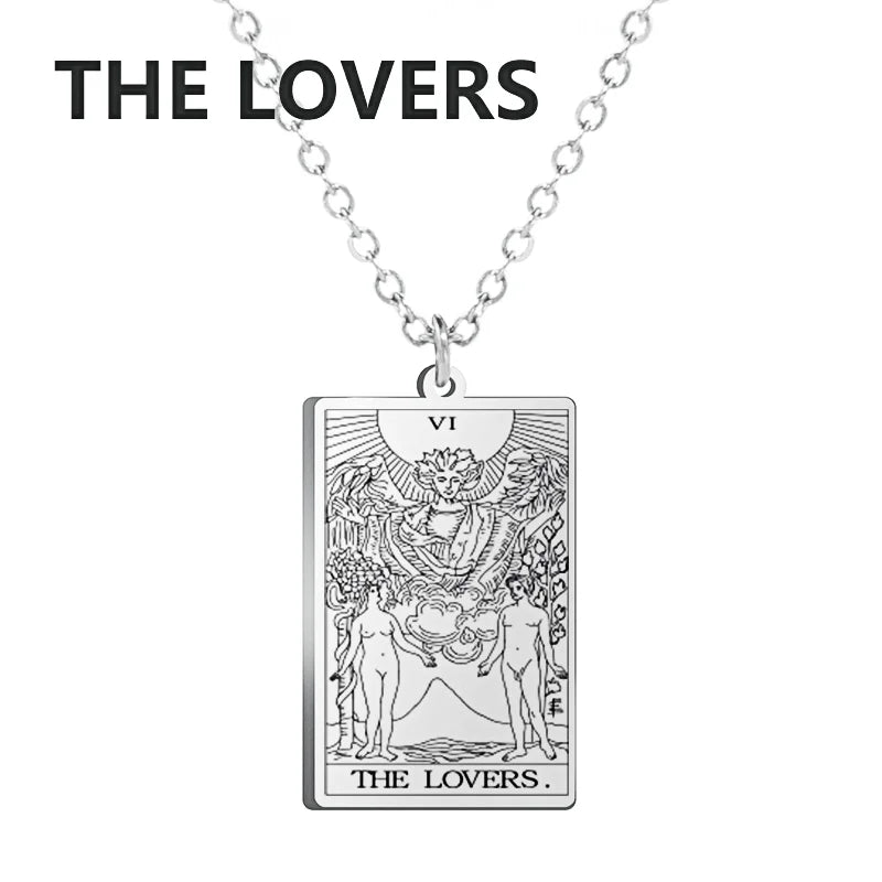Tarot Card Pendant Necklace