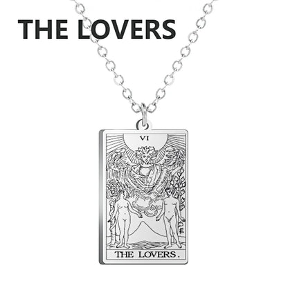 Tarot Card Pendant Necklace