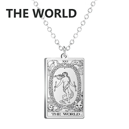 Tarot Card Pendant Necklace