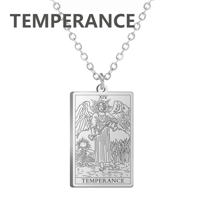 Tarot Card Pendant Necklace
