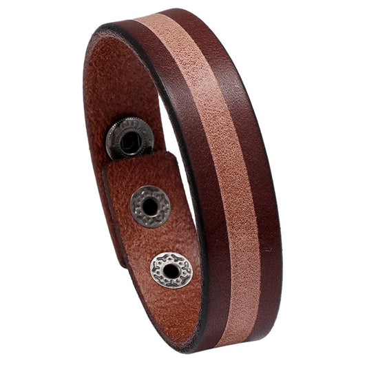 Fashion Leather Wristband Bracelet