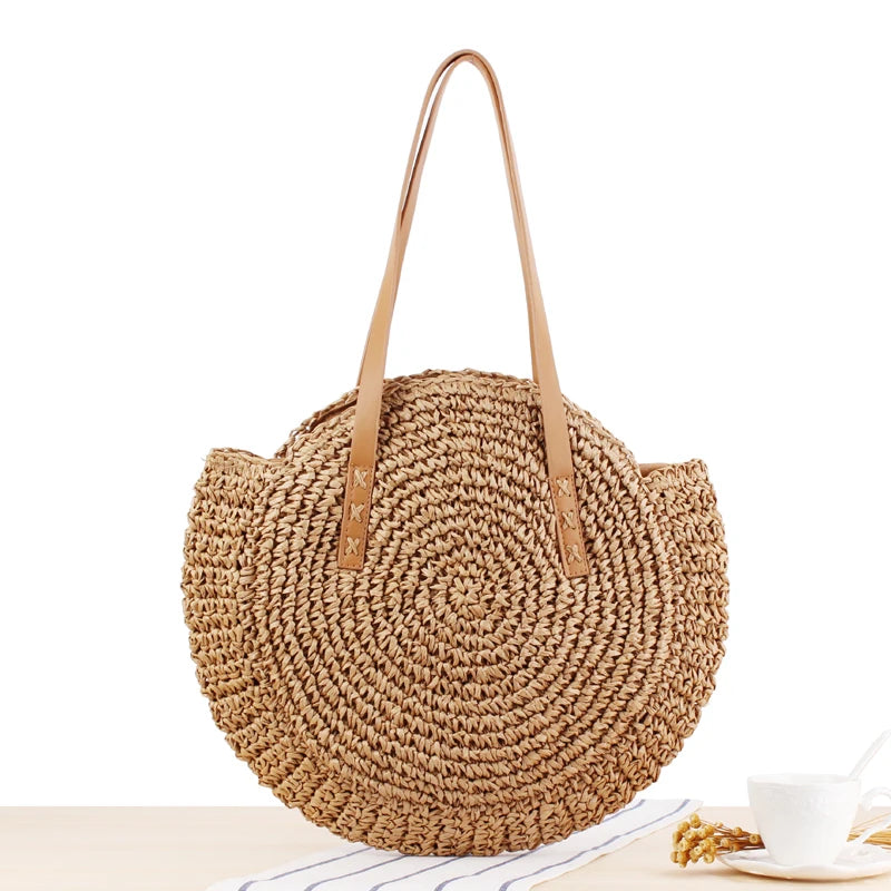 Bohemian Stylish Straw Beach Shoulder Bag