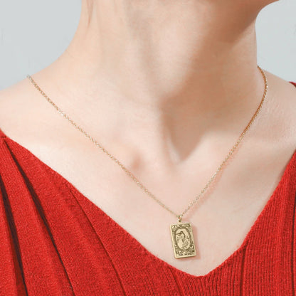 Tarot Card Pendant Necklace