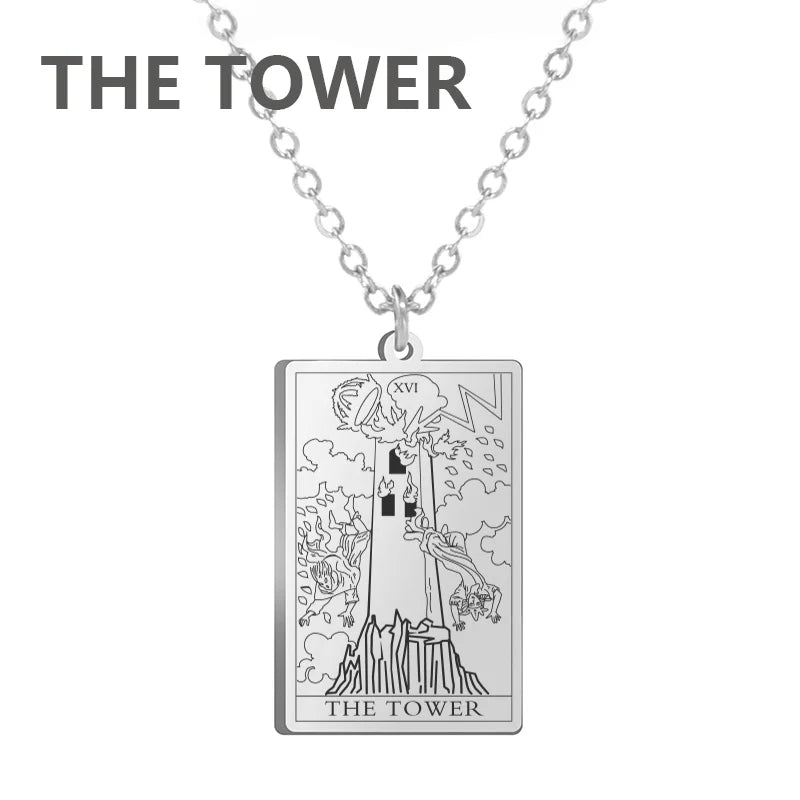 Tarot Card Pendant Necklace