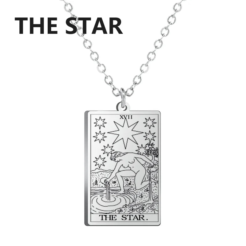 Tarot Card Pendant Necklace
