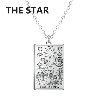 Tarot Card Pendant Necklace